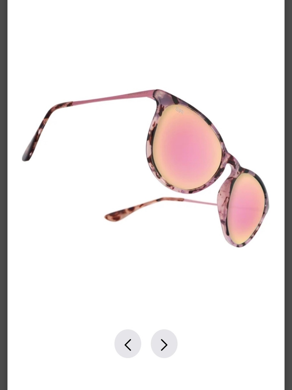 Shady Rays Allure Pink Tortoiseshell Polorized Sunglasses